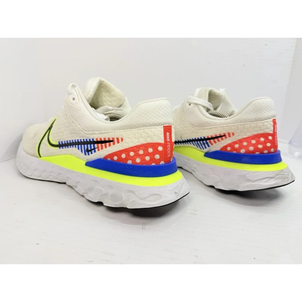 Nike React Infinity Run Flyknit 3 Premium Men's 13 White Volt DX1629-100